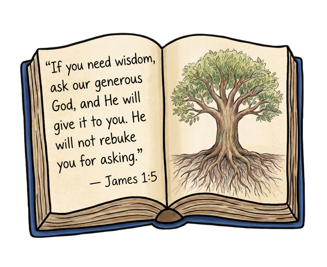 Firefly_change the verse to “If you need wisdom, ask our generous God, and He will give it to 567441 Medium